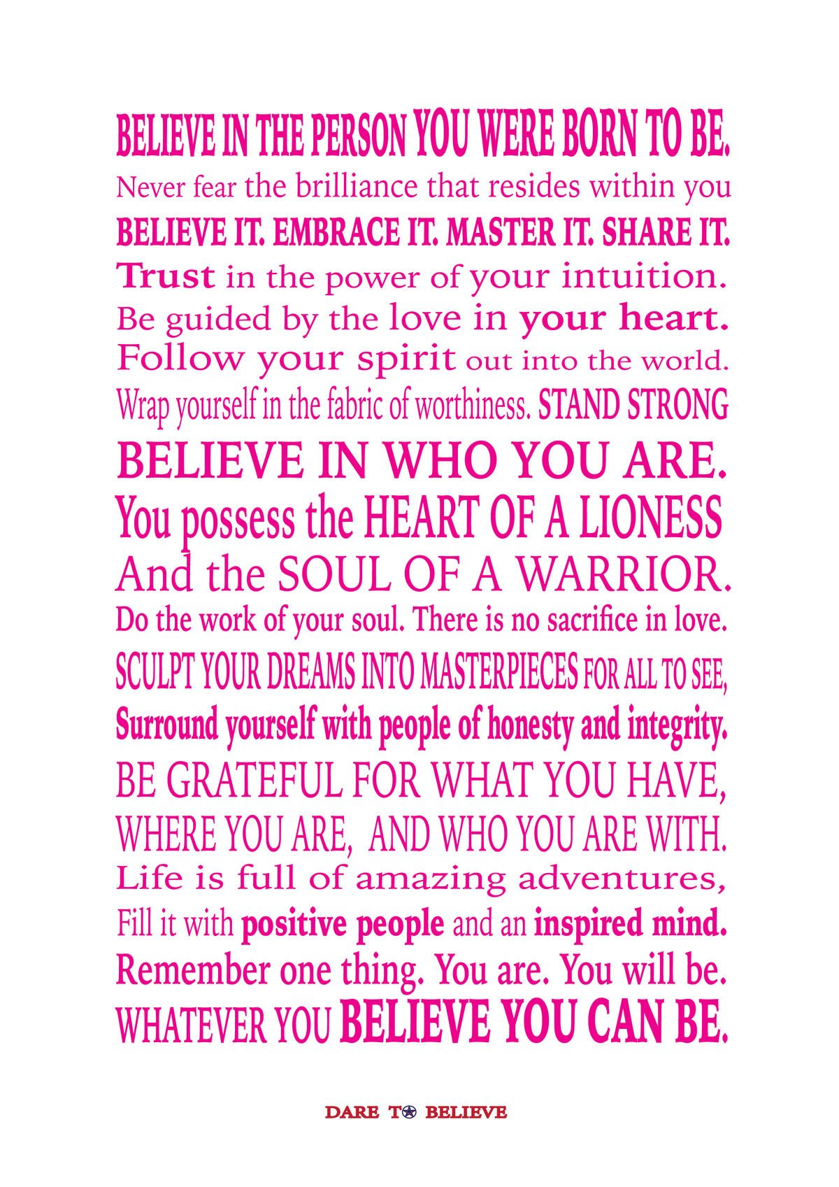 For My Daughter Digital Download
