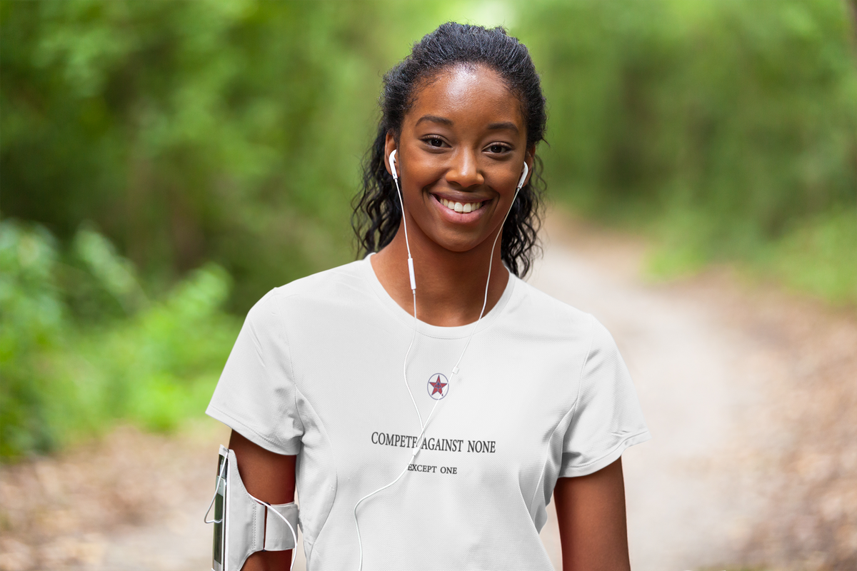 Compete Against None Women’s basic softstyle t-shirt
