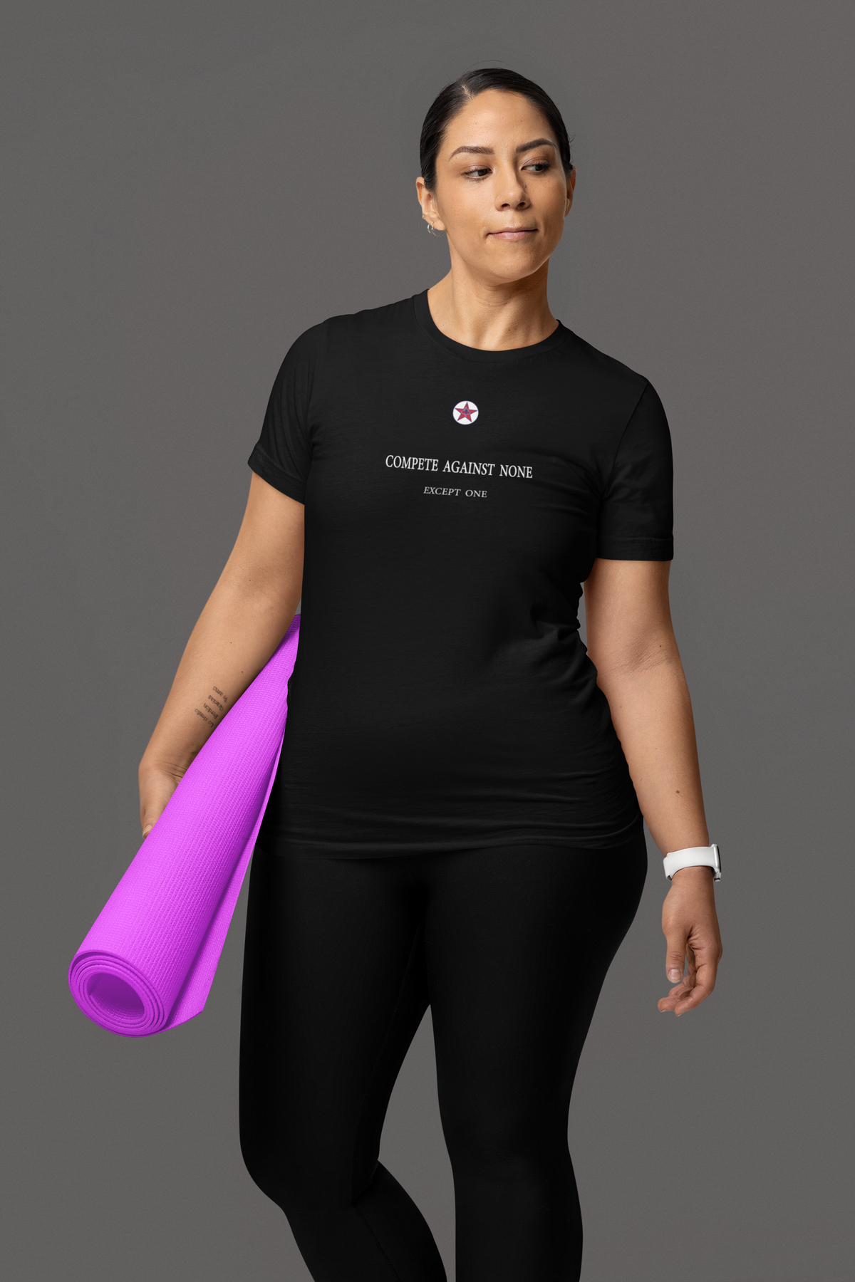 Compete Against None Women’s basic softstyle t-shirt