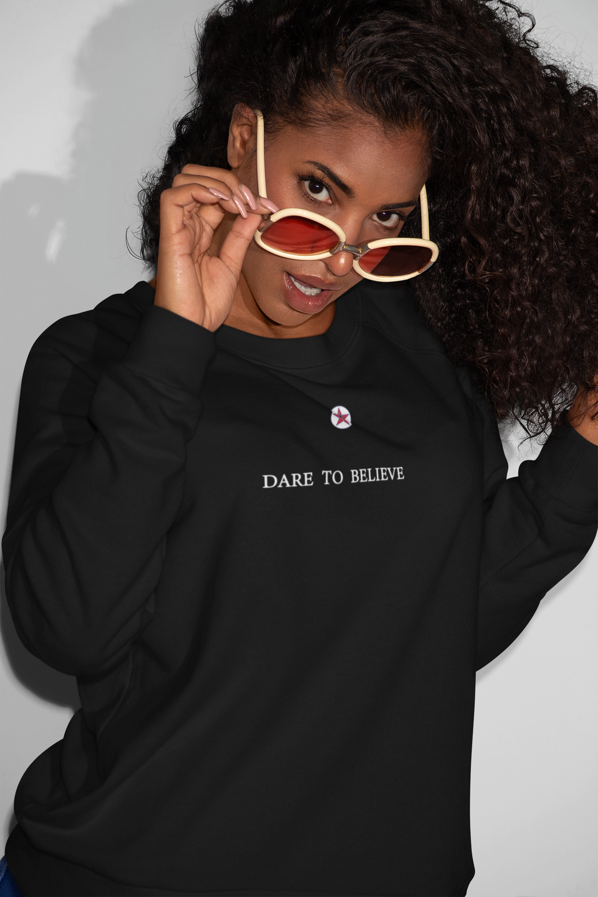 Women's Dare To Believe Unisex Premium Sweatshirt