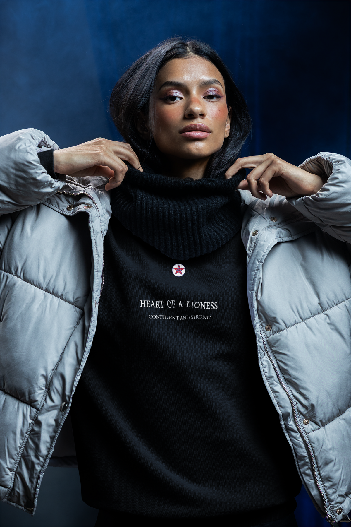 Women's Heart Of A Lioness Unisex Premium Sweatshirt