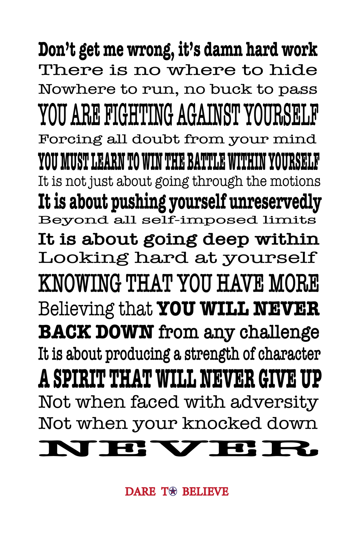 Never Give Up Digital Download