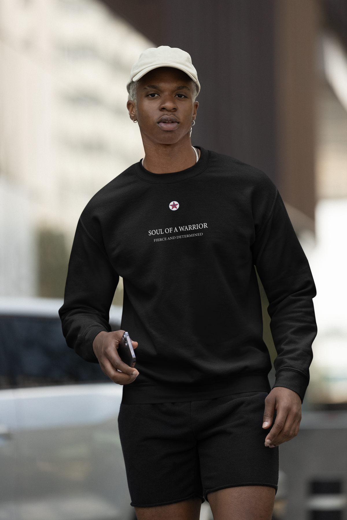 Men's Soul Of A Warrior Unisex Premium Sweatshirt