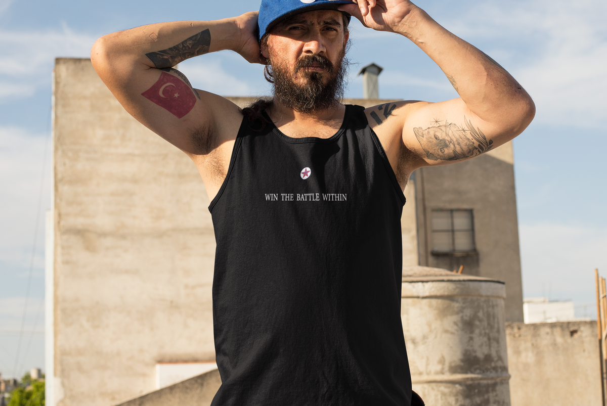 Men’s Win The Battle Within premium tank top
