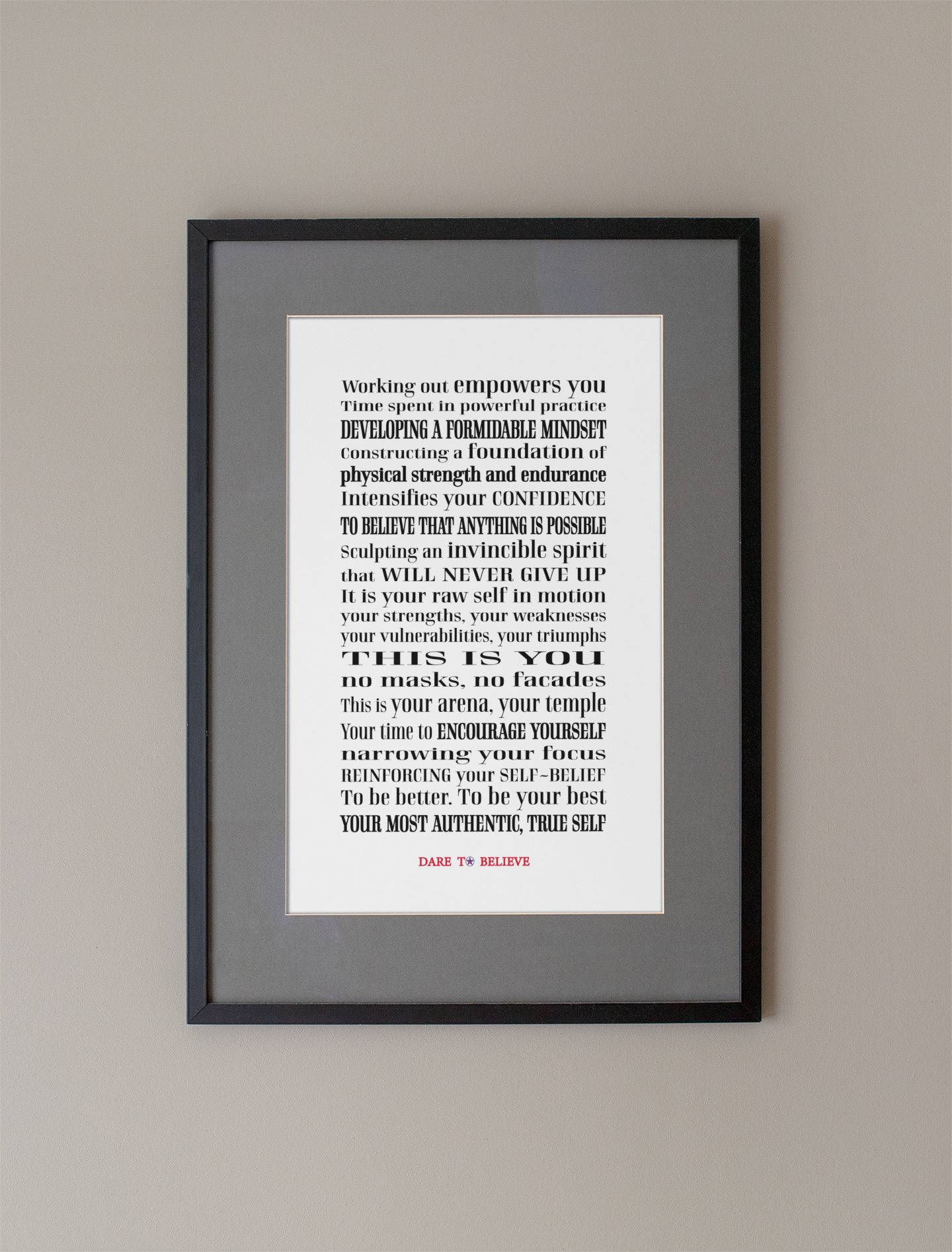 Formidable Mindset Poster
