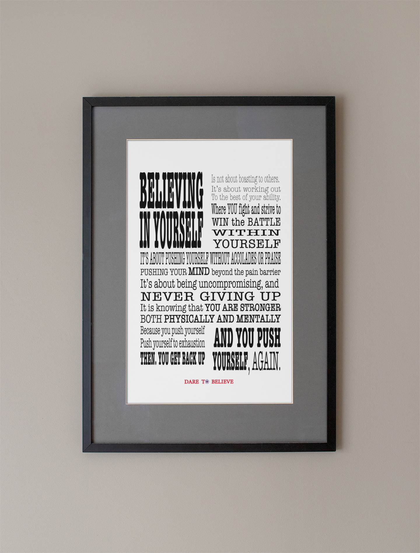 Win The Battle Within Poster