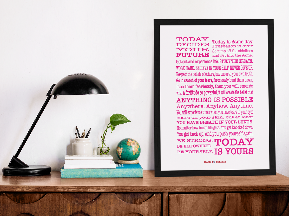 Women's Today Decides Your Future Digital Download