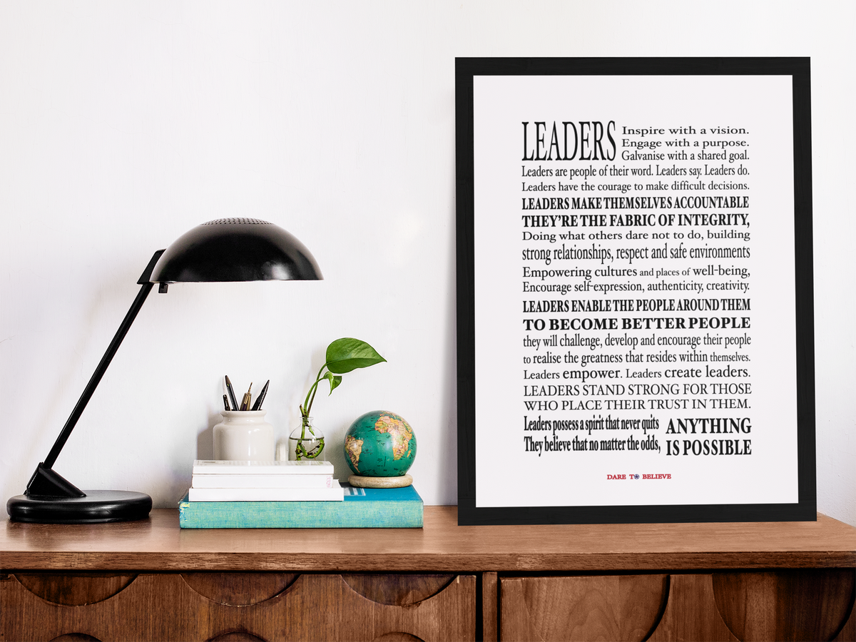 Be A Leader Digital Download