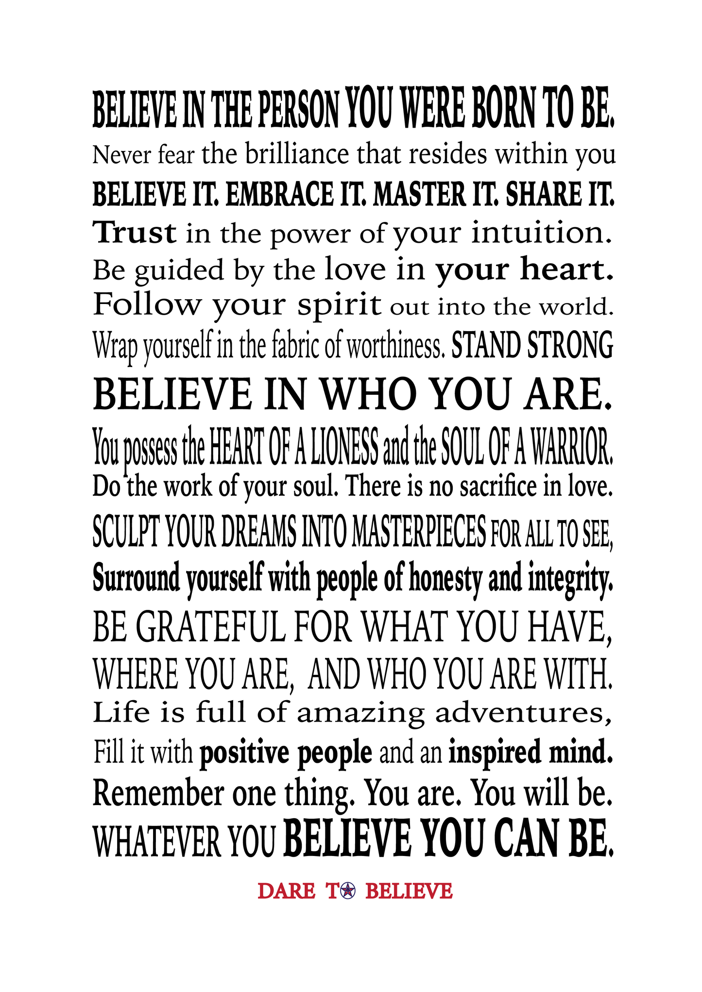 Believe Digital Download