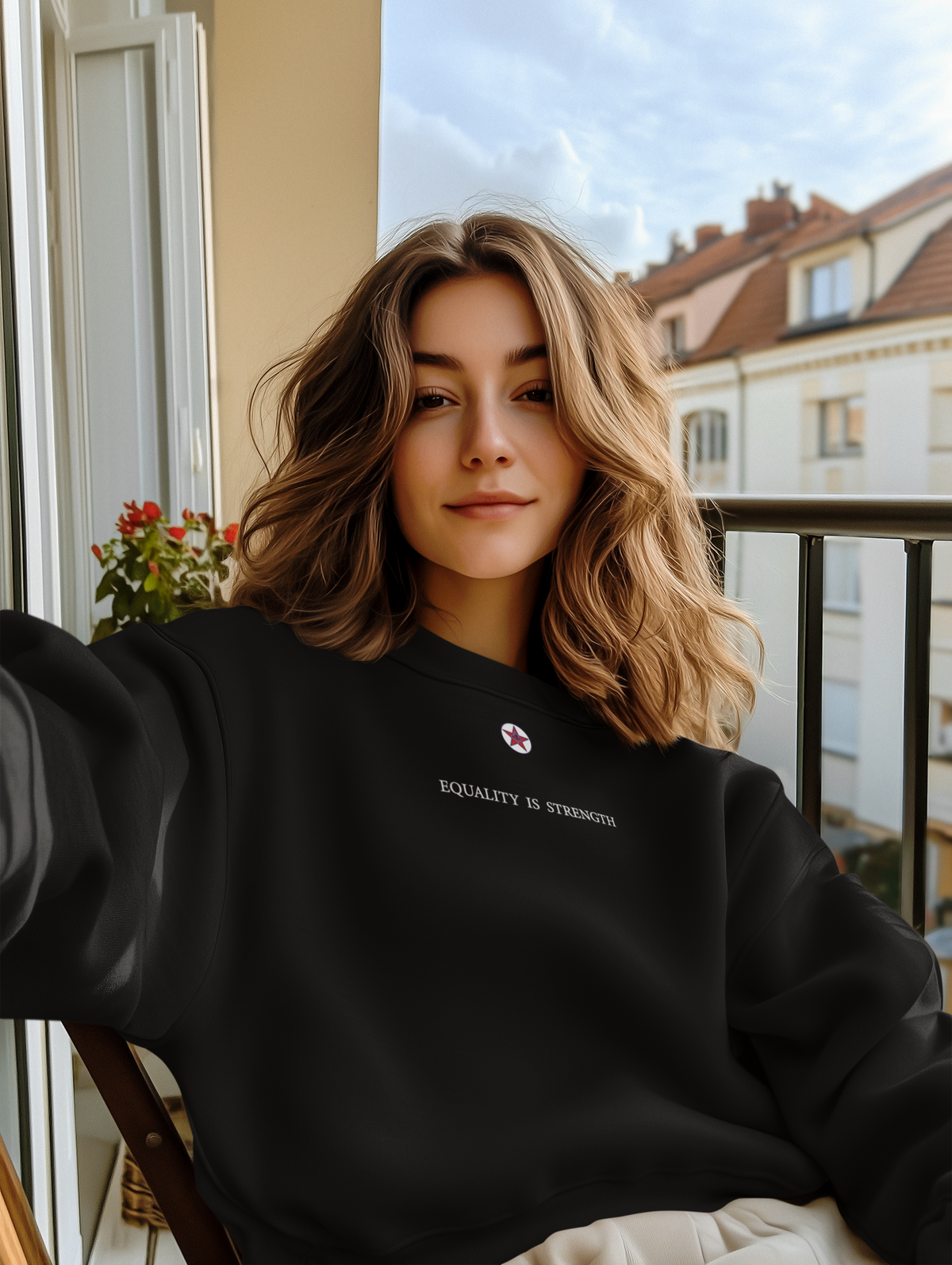 Women's Equality Is Strength Unisex Premium Sweatshirt