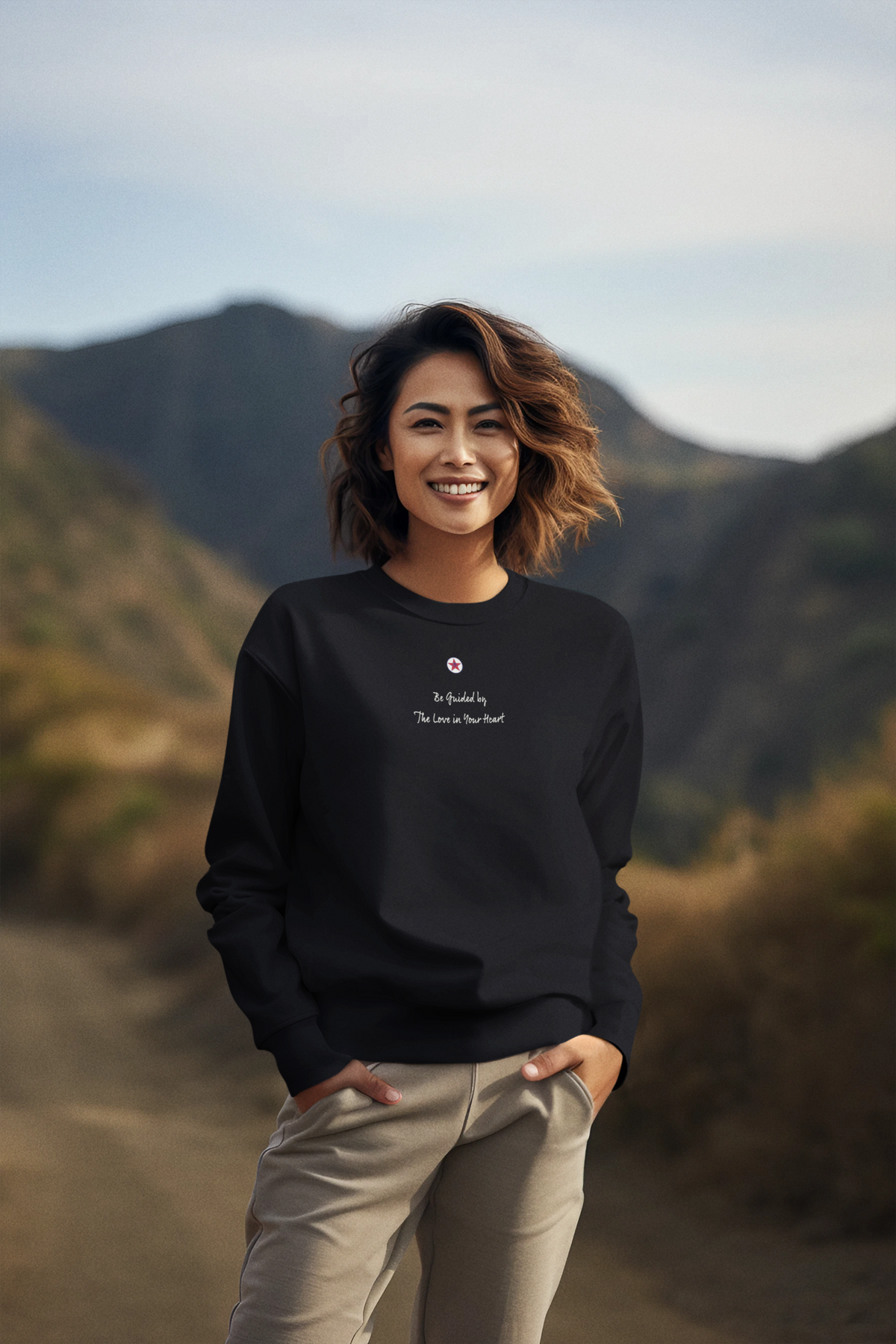 Women's Guided By Love Unisex Premium Sweatshirt