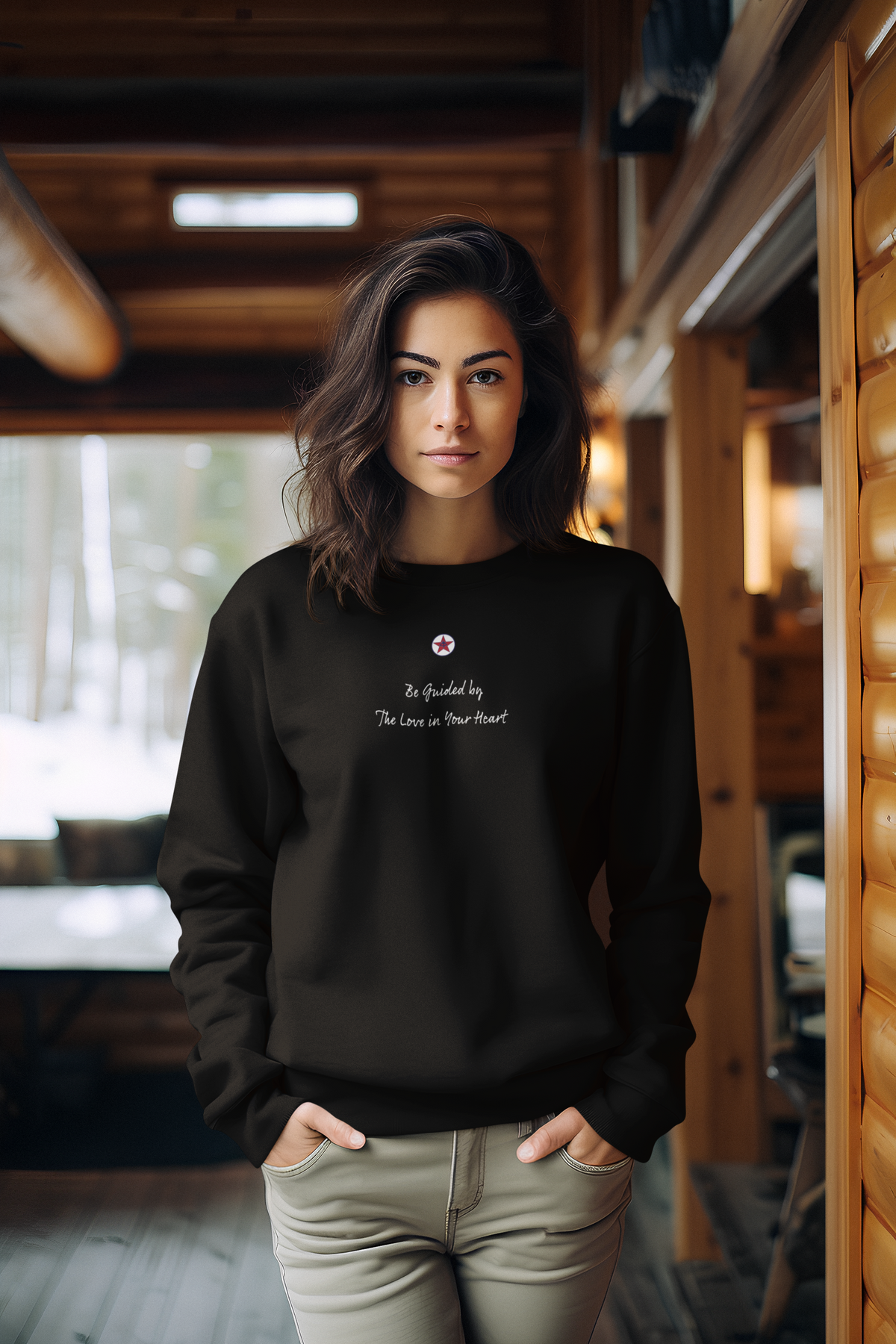 Women's Guided By Love Unisex Premium Sweatshirt
