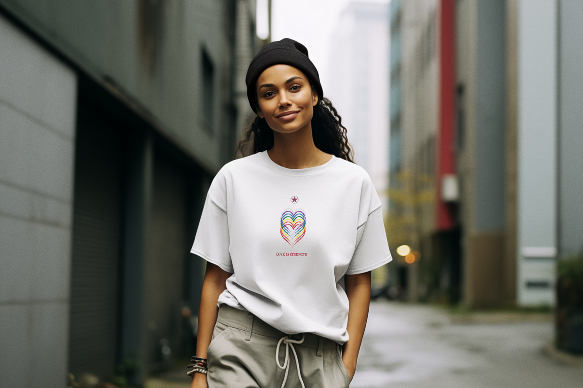 Love Is Strength Women’s basic softstyle t-shirt