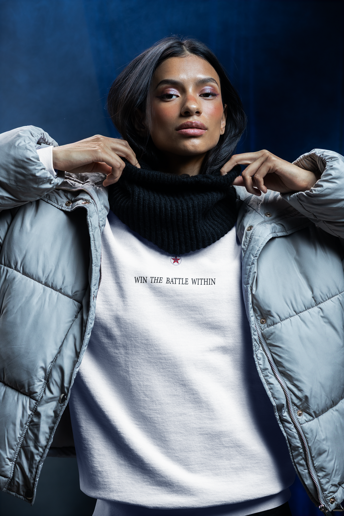 Women's Win The Battle Within Unisex Premium Sweatshirt