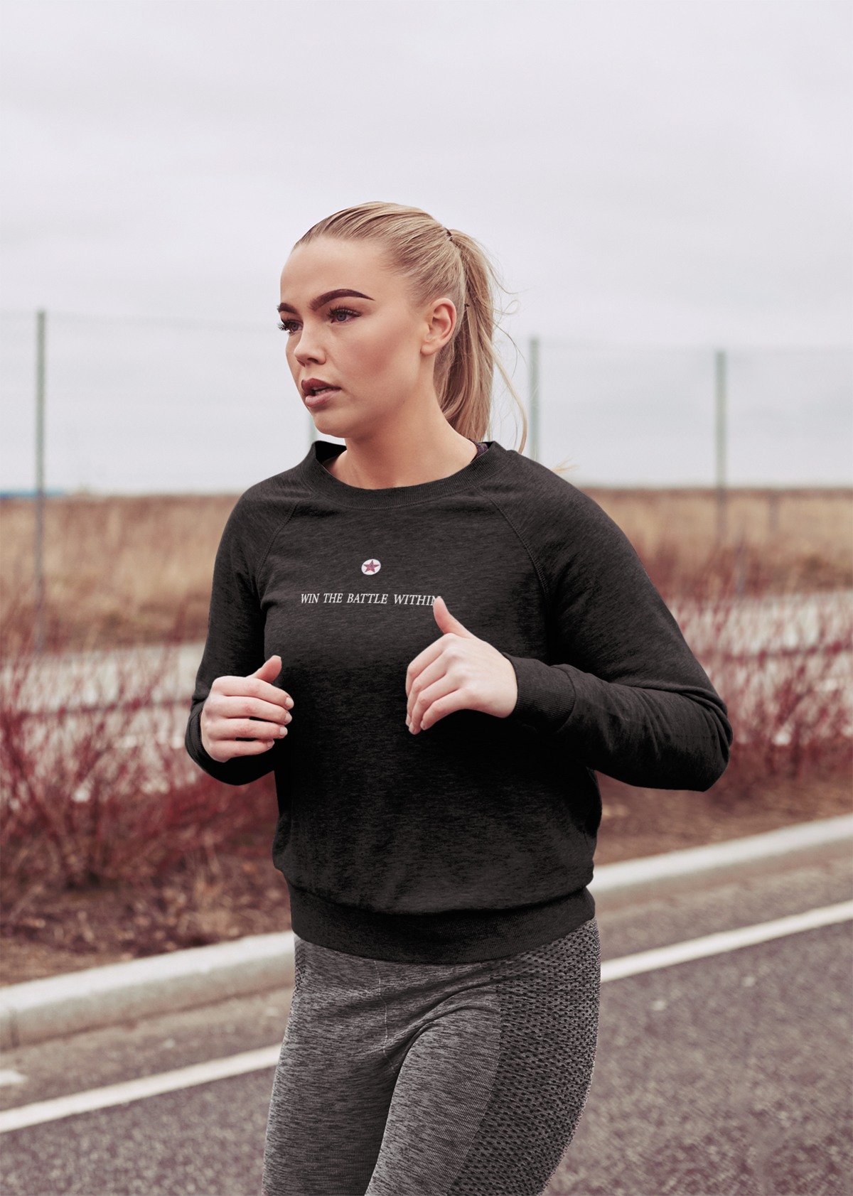 Women's Win The Battle Within Unisex Premium Sweatshirt