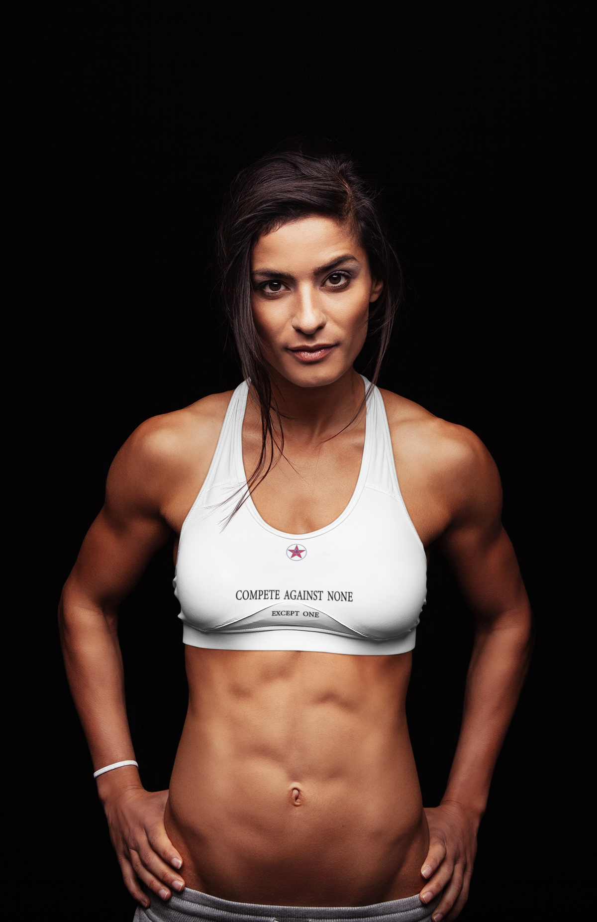 Compete Against None Padded Sports Bra