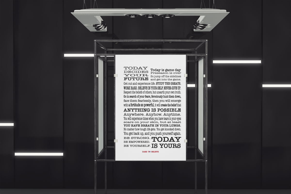 Today Decides Your Future Poster