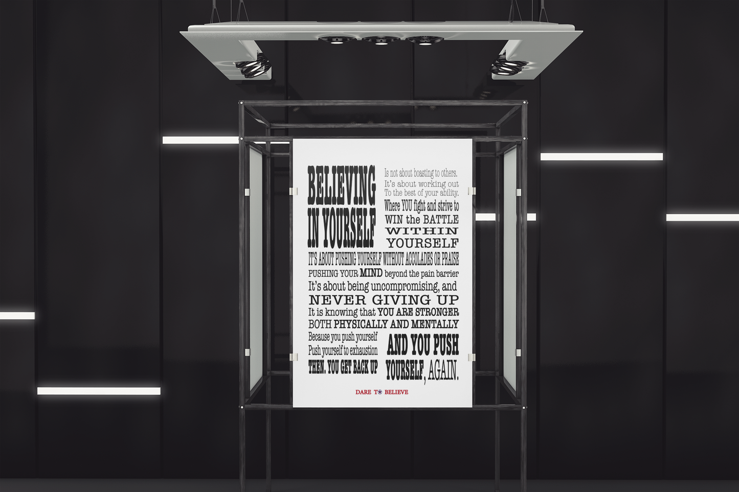 Win The Battle Within Poster