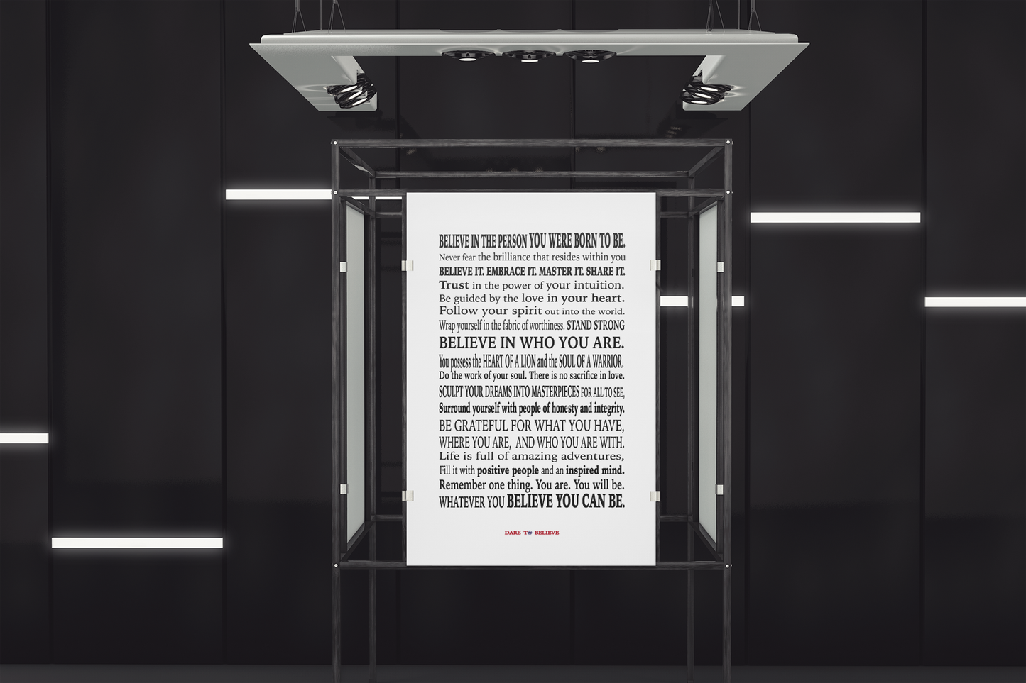 Believe Manifesto Poster