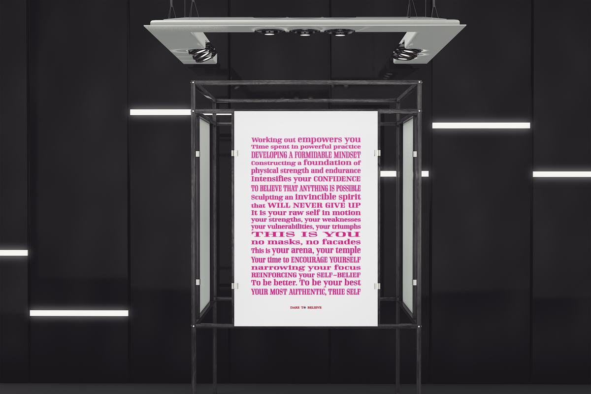 Women's Formidable Mindset Poster
