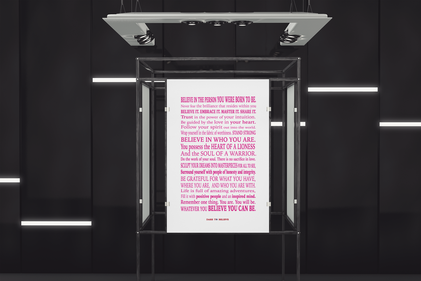 Women's Believe Poster