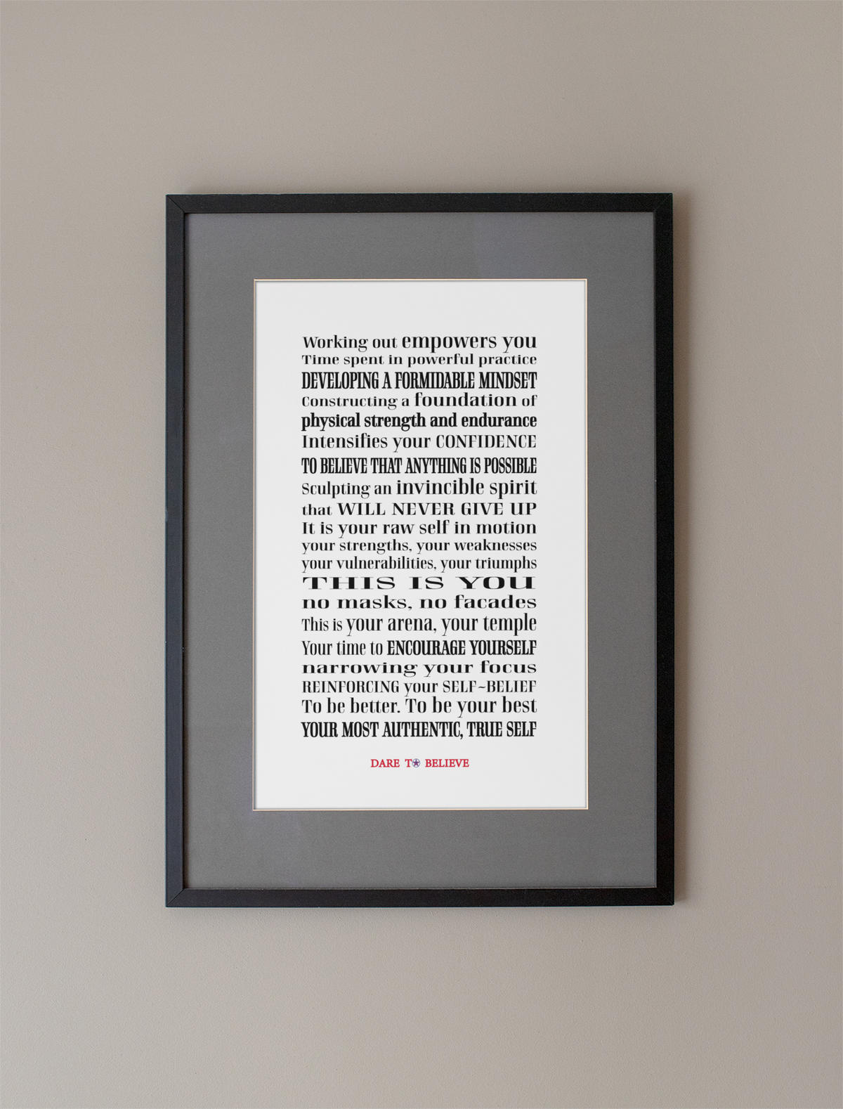 Formidable Mindset Poster