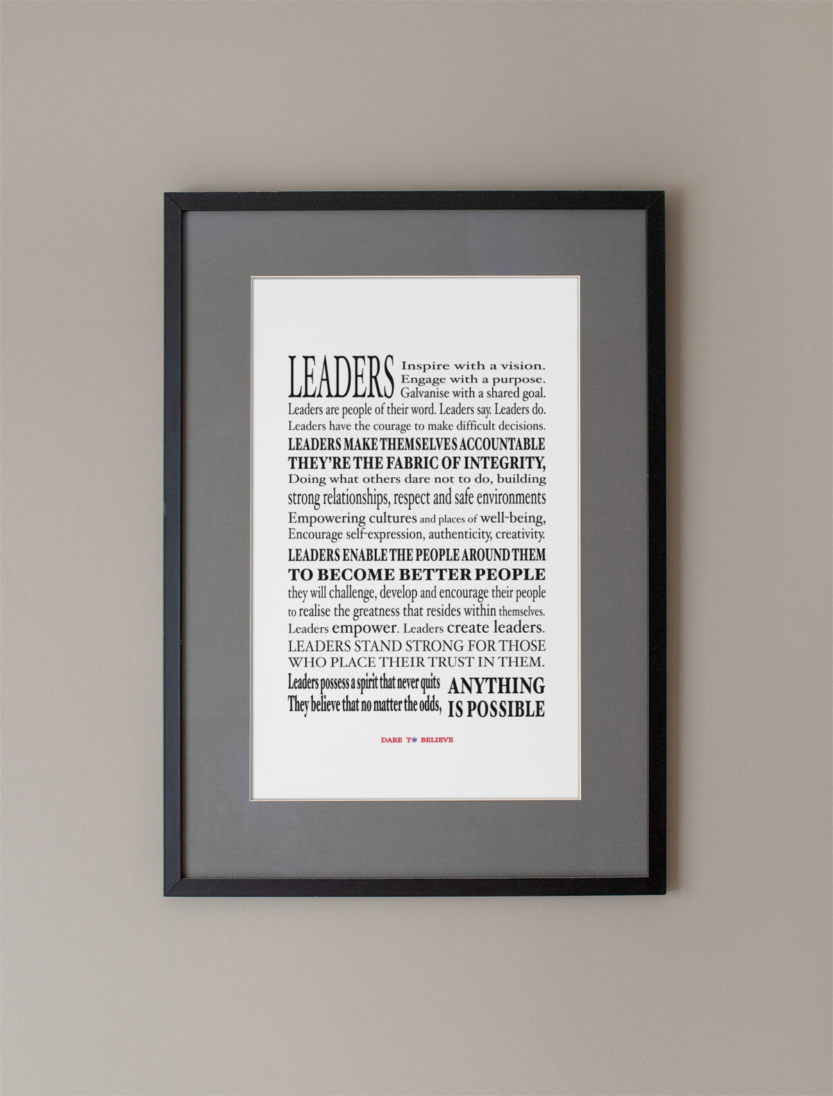 Be A Leader Digital Download