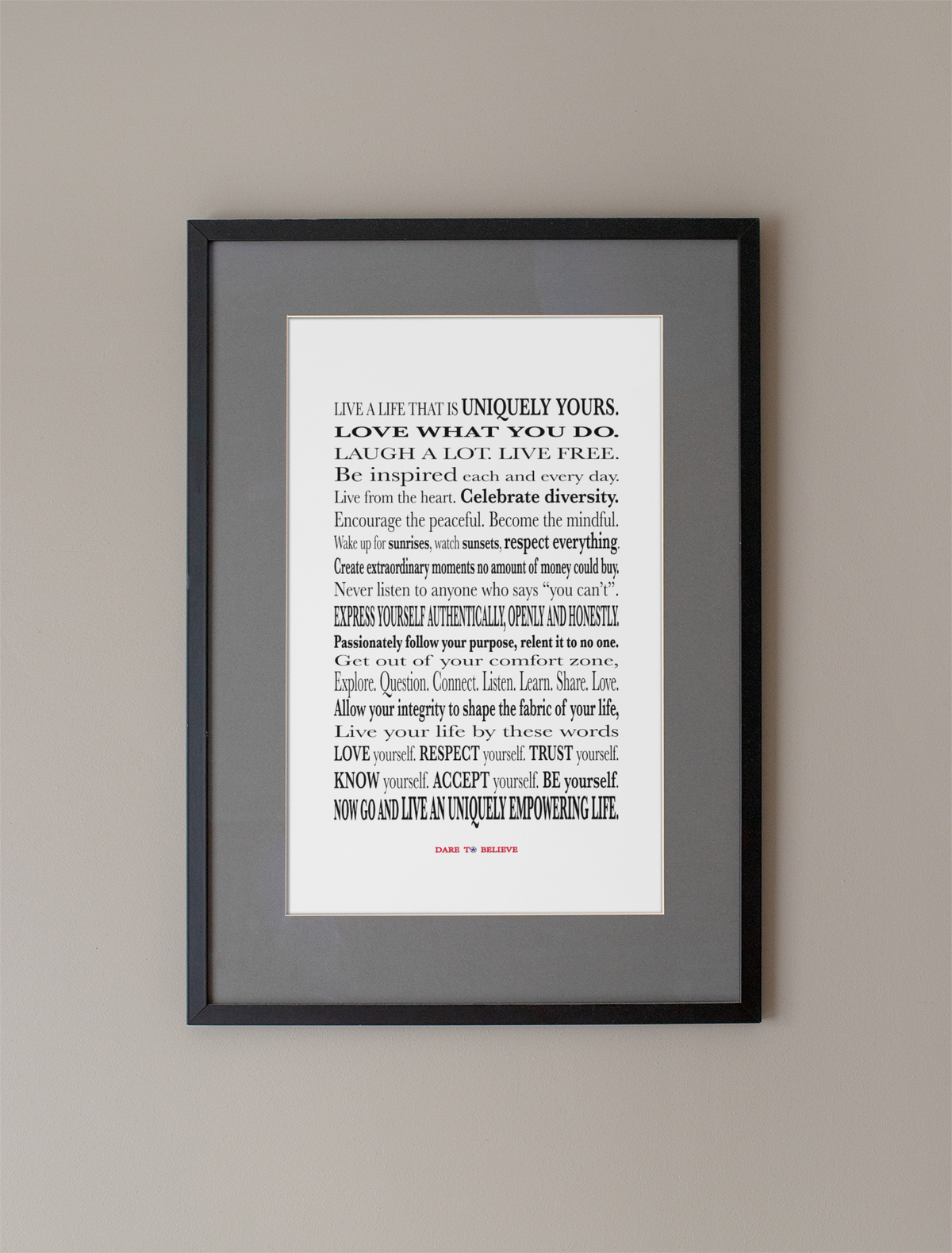 Live By These Words Digital Download