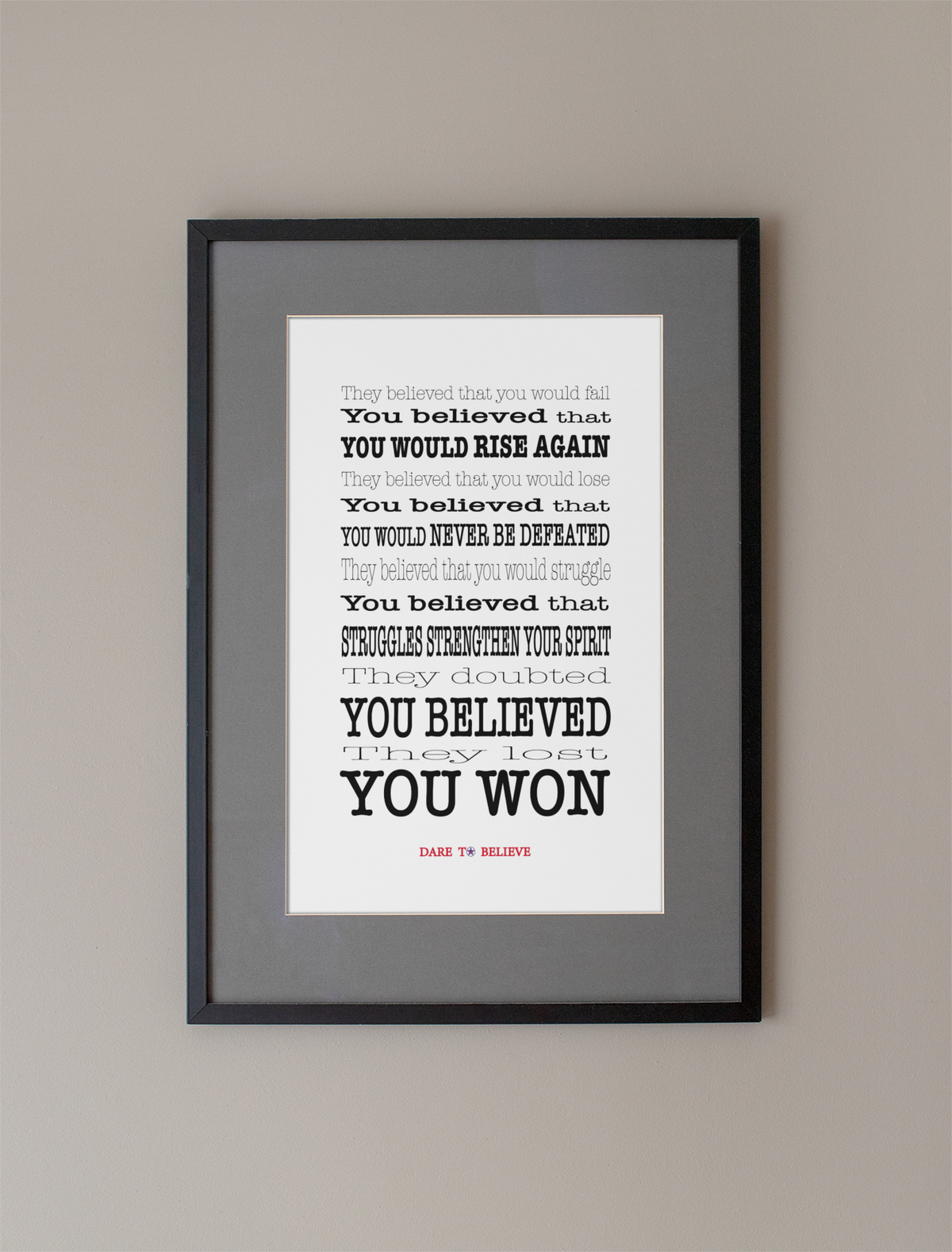 You Won Digital Download