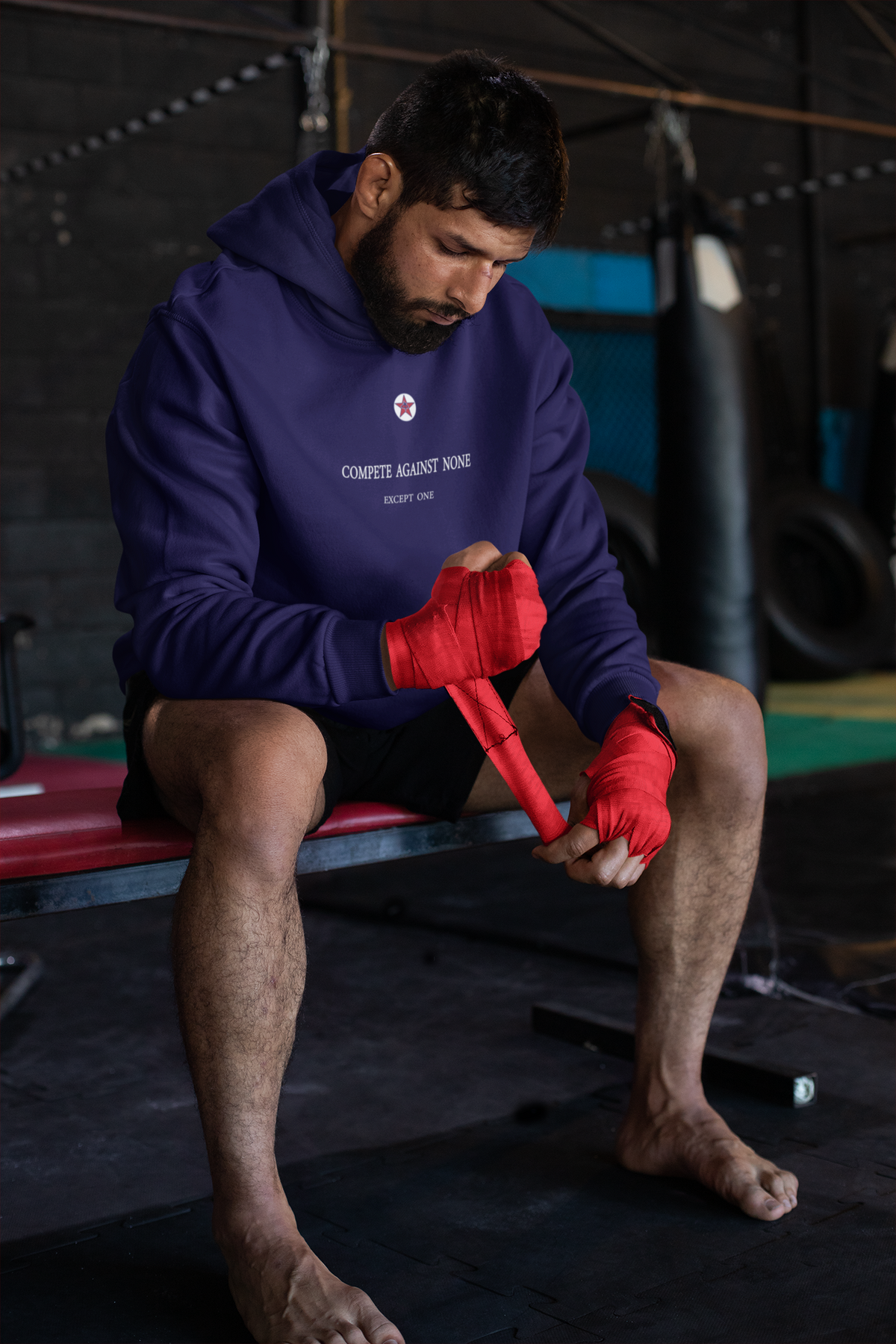 Men's Compete Against None Unisex Hoodie