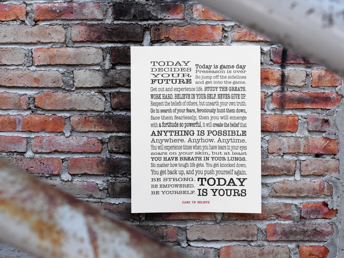 Today Decides Your Future Digital Download