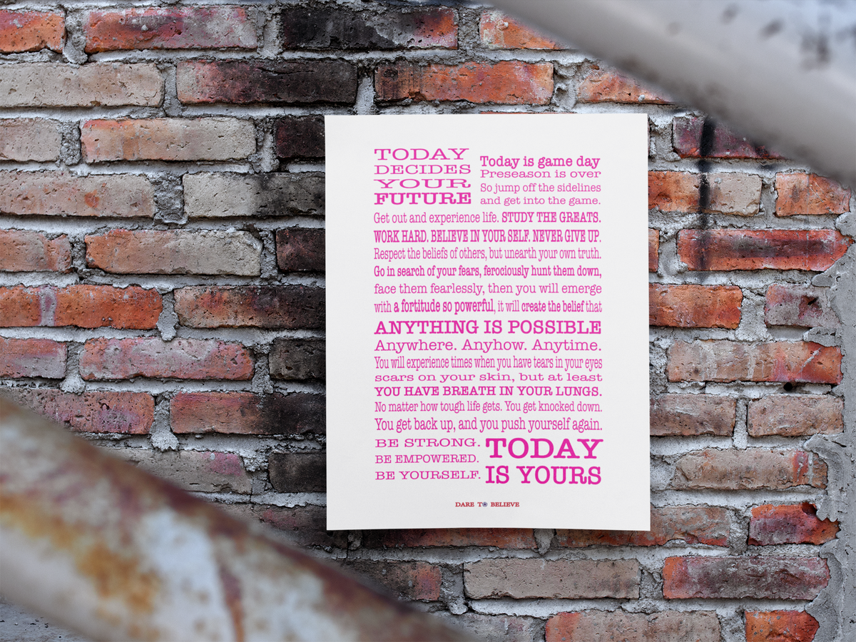 Women's Today Decides Your Future Digital Download