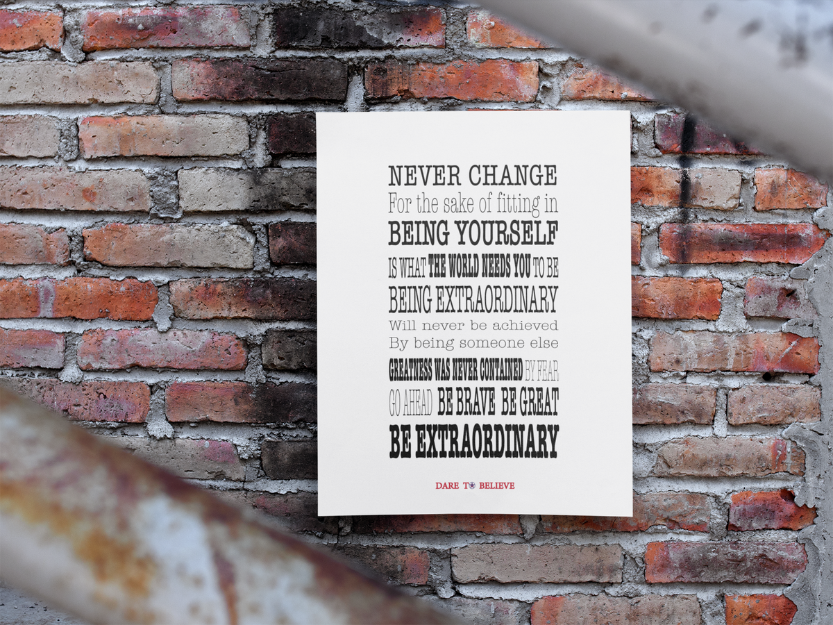 Be Extraordinary Digital Download